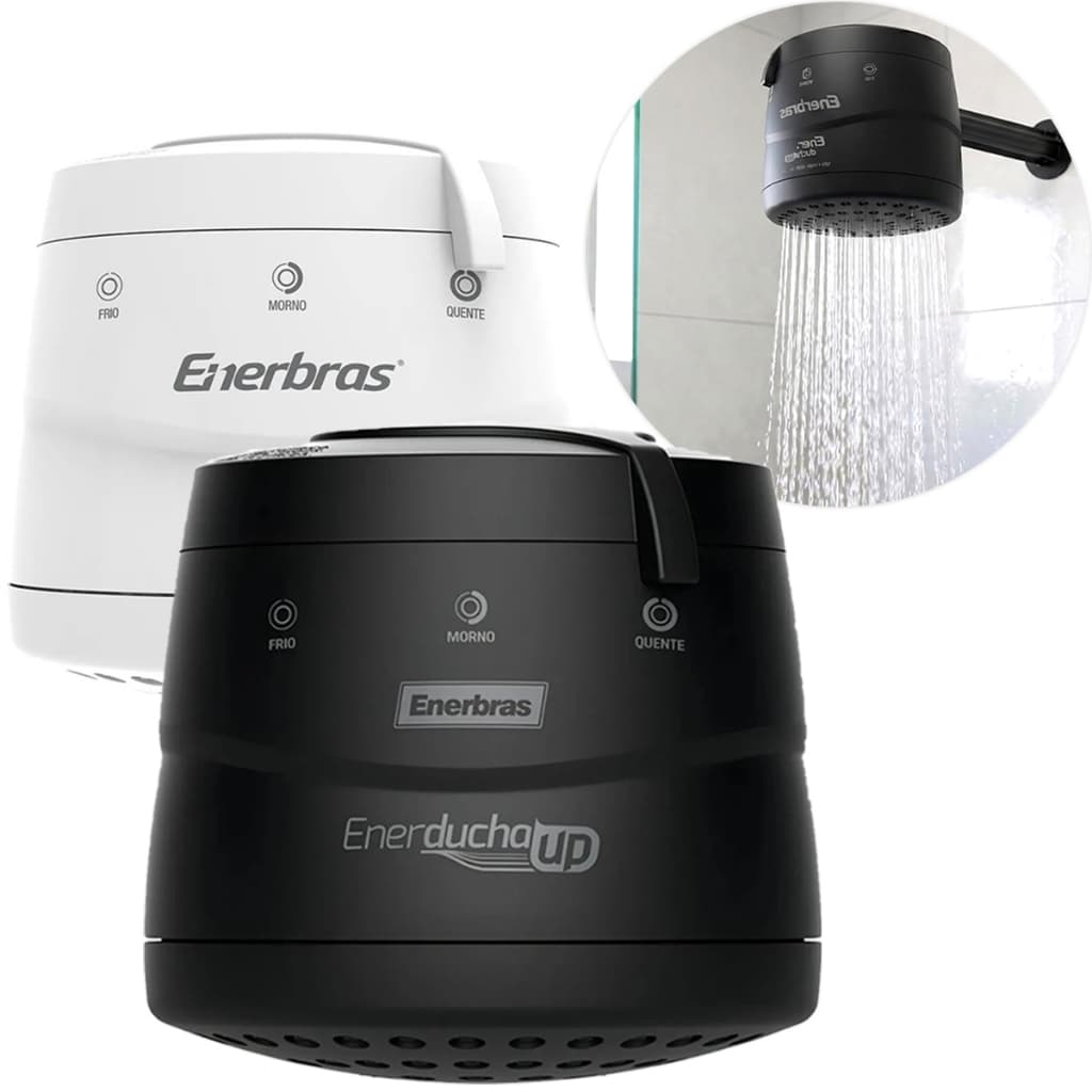 Chuveiro Ducha Elétrico Enerducha UP 3 Temperatura 5.500W 127V/220V Enerbras