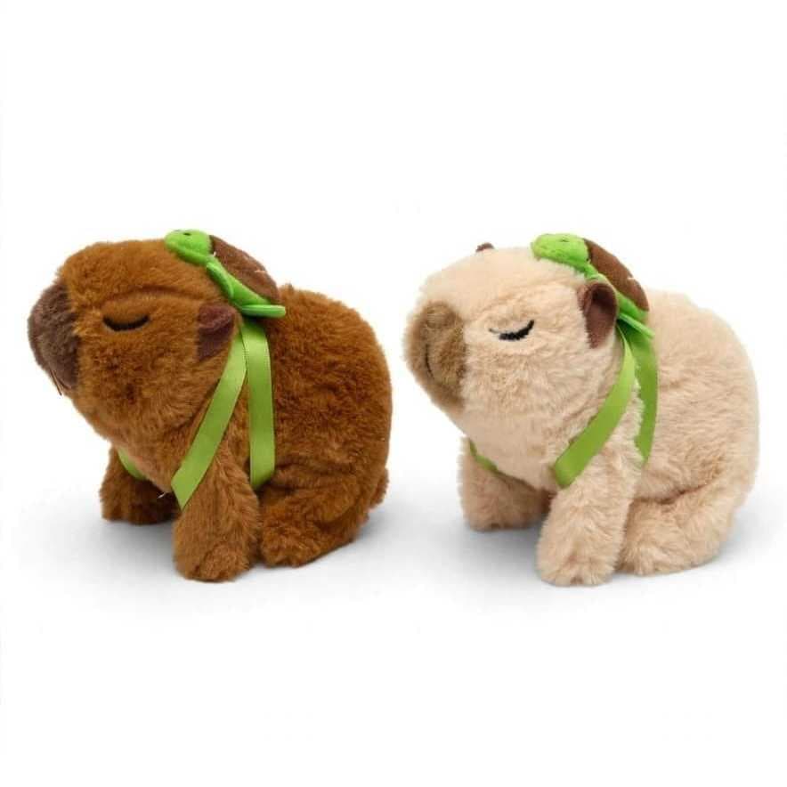 Brinquedos De Pelúcia Capivara Anda e Faz Barulho