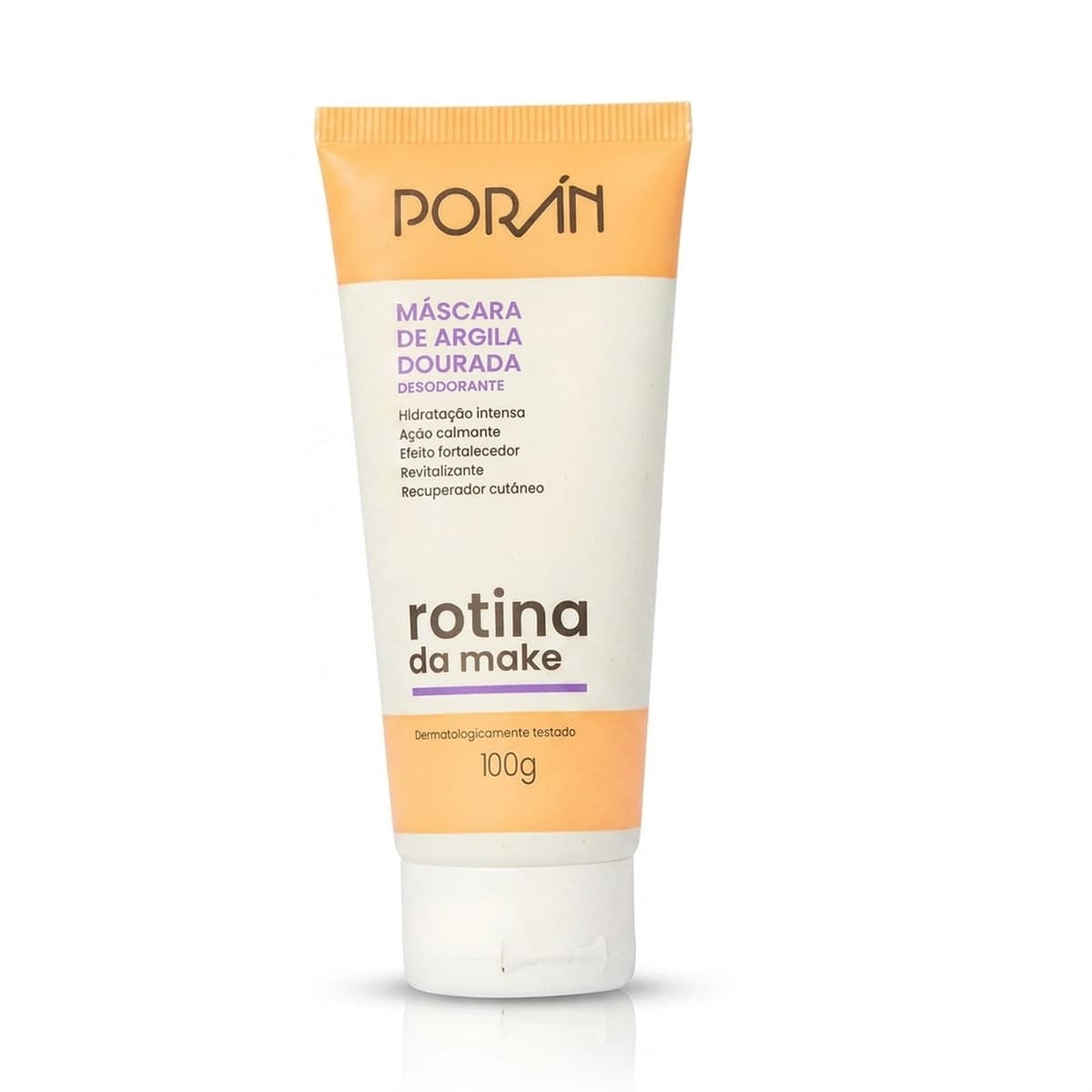 Mascara de Argila 100G Poran Cuidado Diário para a Pele