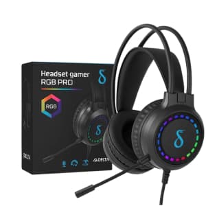 Headset Gamer RGB Estéreo Confortável Para PC