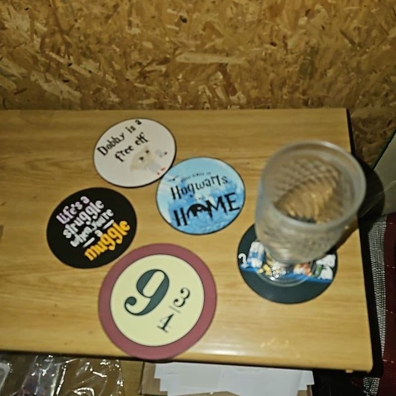 Kit de porta copos de Harry Potter  artesanal