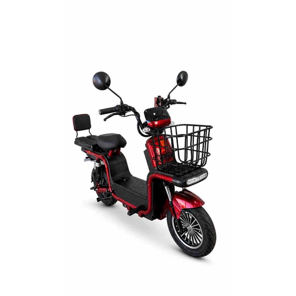 Scooter Moto Elétrica Giro 2002 800W 48V Cesto Dianteiro Até 32km/h