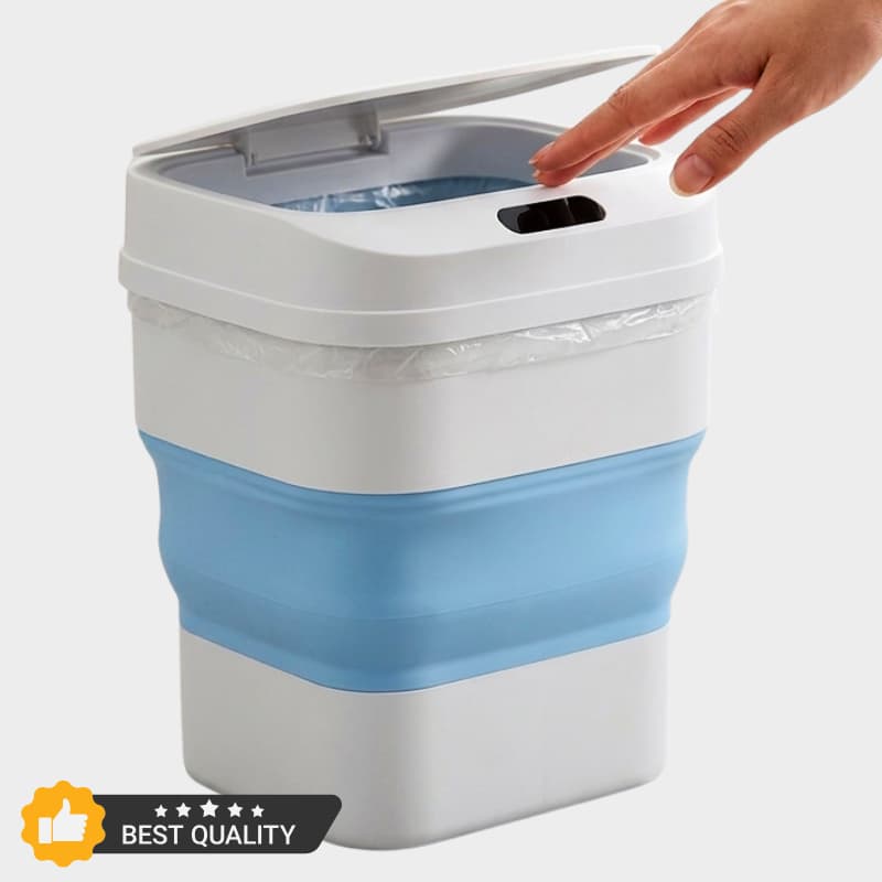 Lixeira Automática Retrátil Sensor Movimento Tampa Automática Cores Sortidas