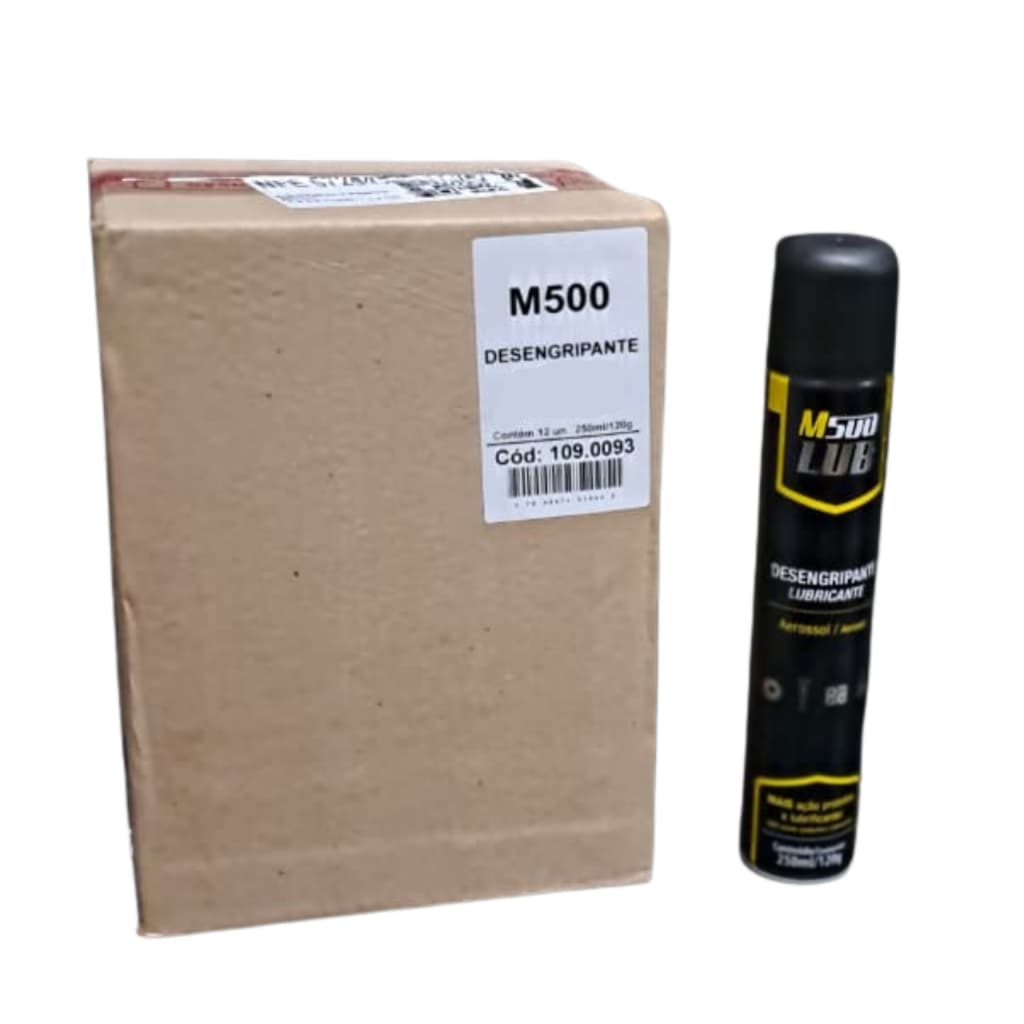 Caixa Fechada com 12 unidades de Desengripante graxa spray m500 chemicolor 250ml