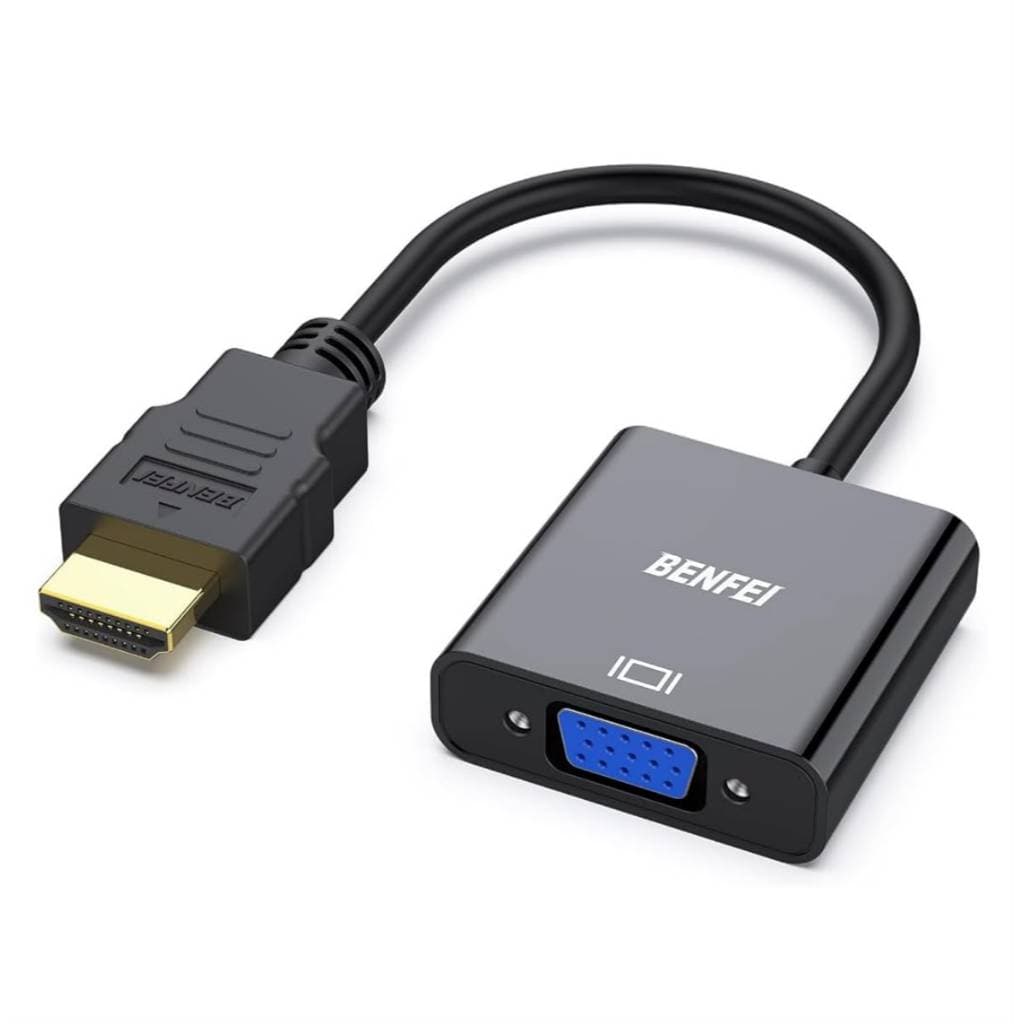 CONVERSOR BENFEI HDMI TO VGA, GOLD-PLATED HDMI TO VGA AADAPTER B075GZ8DX7