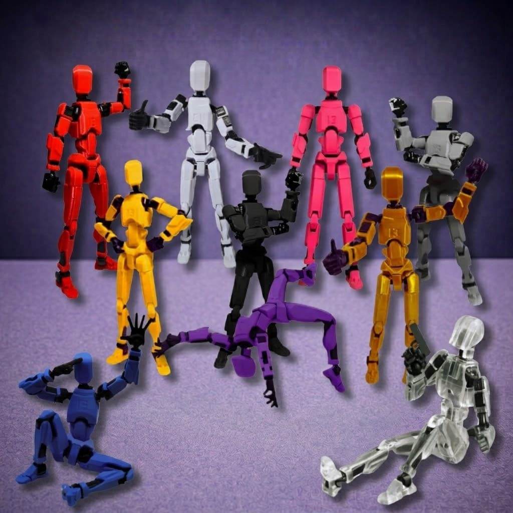 Boneco Dummy 13 Articulado Kit Montagem 3D Presente Criativo Crianças Artistas Anatomia Stop