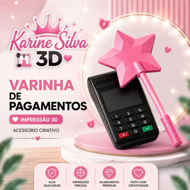 Varinha Mágica Para Cartão De Crédito Débito Aproximação Estrela Decorativa Para Criança Criativo Resistente