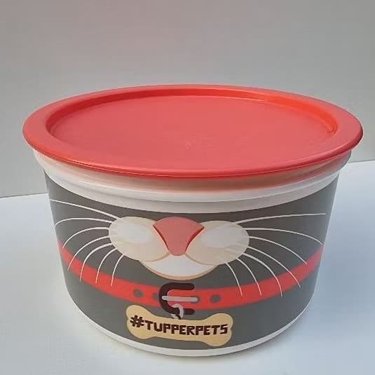 Pote Master felino 1,5L Tupperware Original- Vasilha para ração de felino