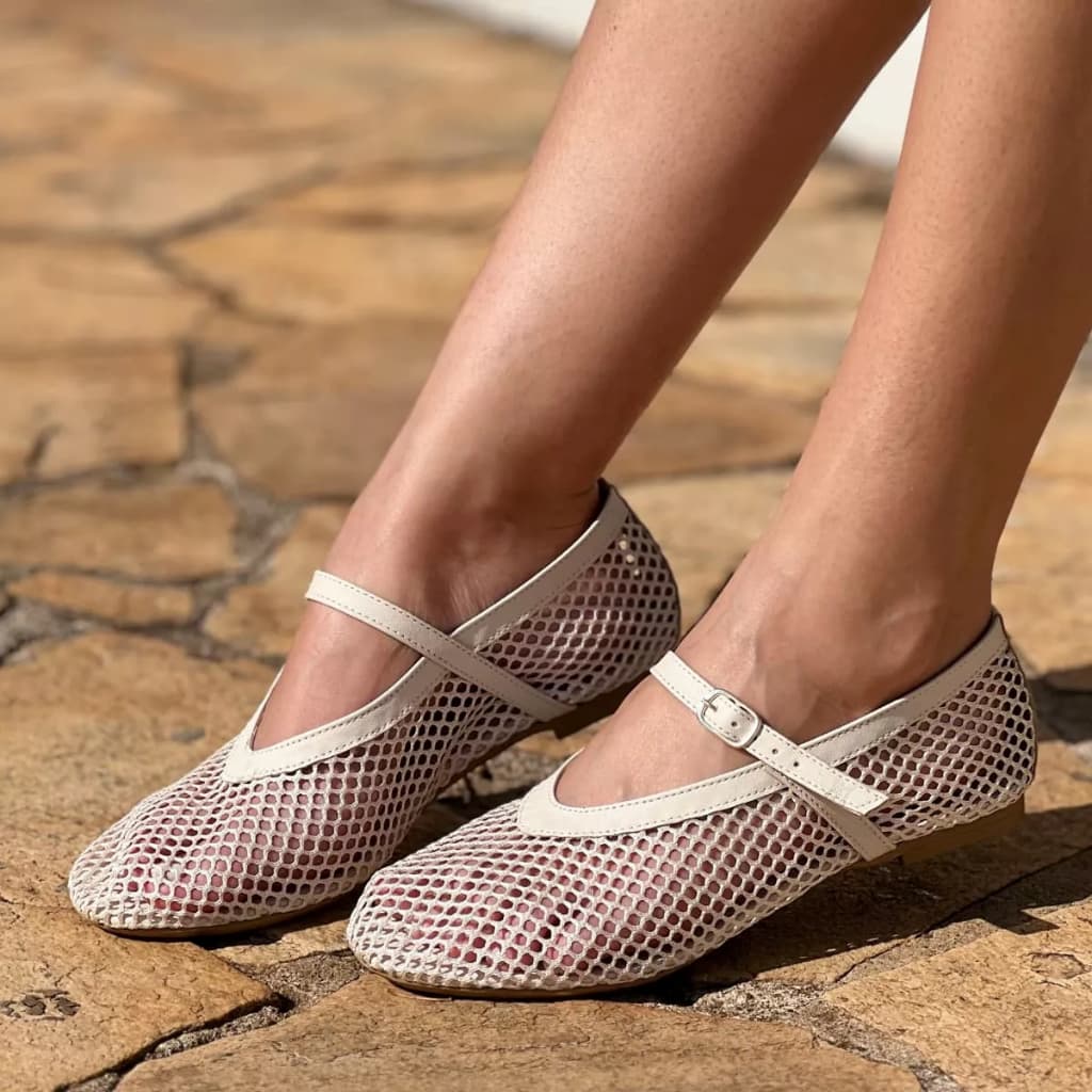 Sapatilha de Tela Feminina Bico Redondo Sapato Feminino Boneca Elegante
