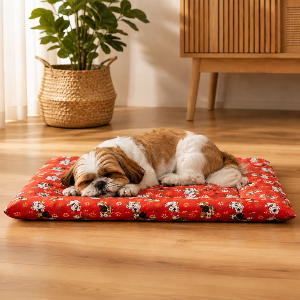 Cama Colchonete Tapete Almofada 65x45 para Cachorro ou Gato Pet Pequeno Sem Zíper