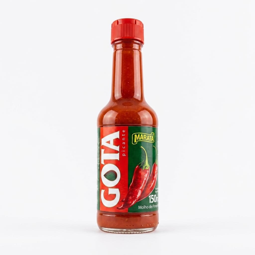 Molho de Pimenta Maratá 150ml Picante Sabor Tradicional Para Carnes Petiscos Lanches Refeições e Diversos Pratos.