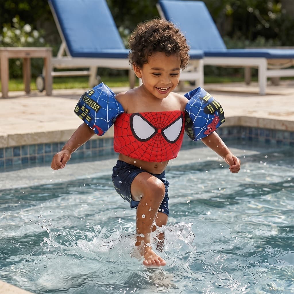 Boia Colete Infantil Flutuante Para Piscina 1 a 6 Anos Personagem