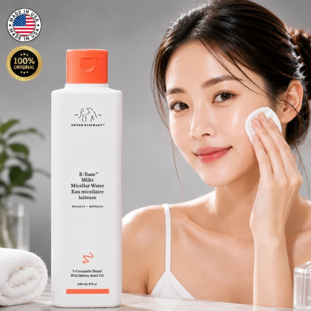 Água Micelar Facial Drunk Elephant E-Rase Milki Demaquilante 240ml Original PRONTA ENTREGA