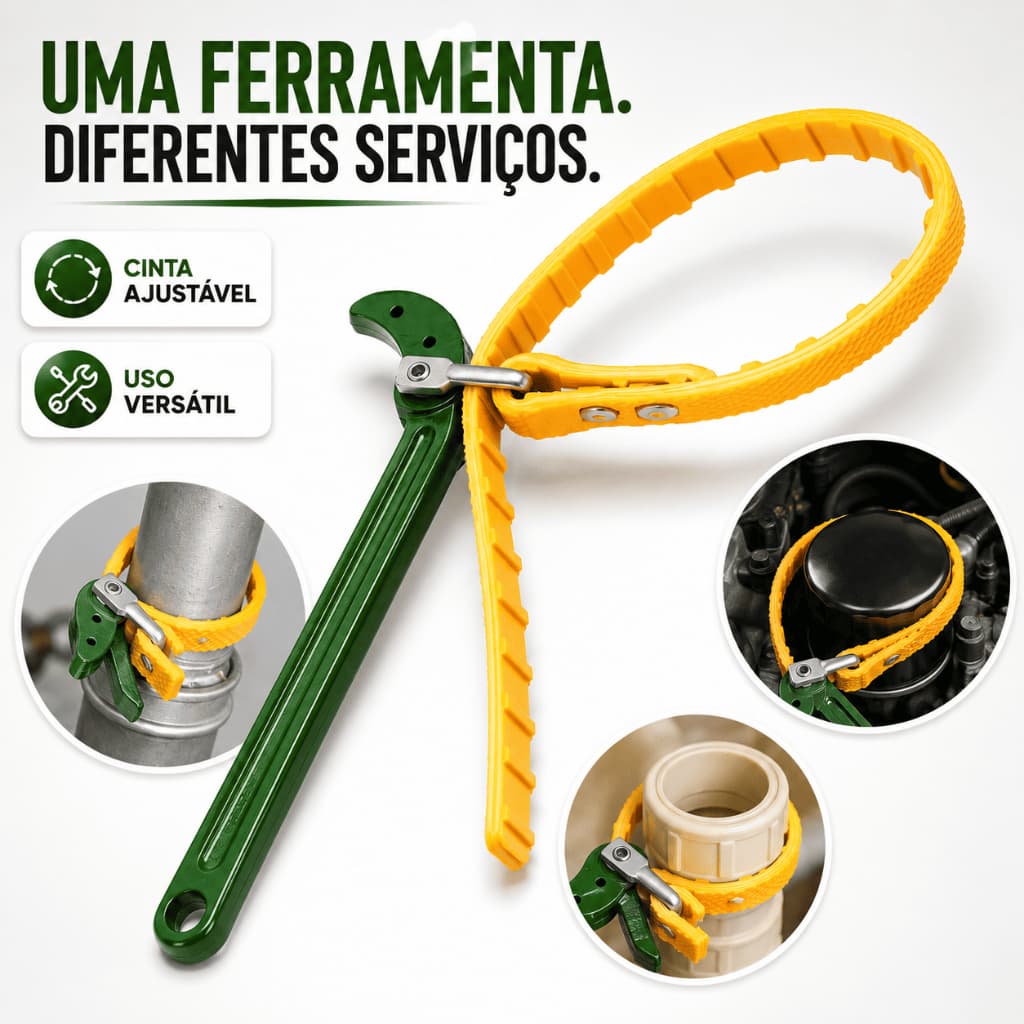 Chave Saca Filtro de Óleo Universal