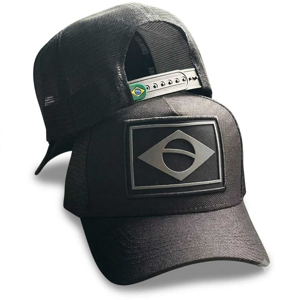 Boné Bandeira do Brasil ou Estados Unidos Country Frente trucker Tela Chapéu telinha envio rápido