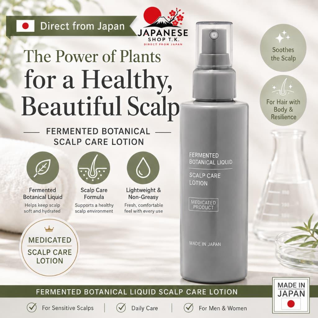 MUJI  Plant Fermentation Liquid Medicinal Scalp Lotion  Made in Japan【Direct from Japan】