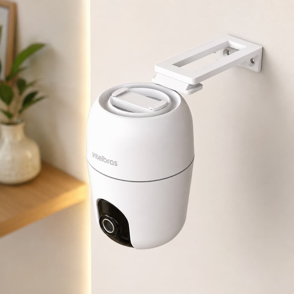Suporte Parede Câmera 360 Casa Quarto Compatível Im4 Izc1004