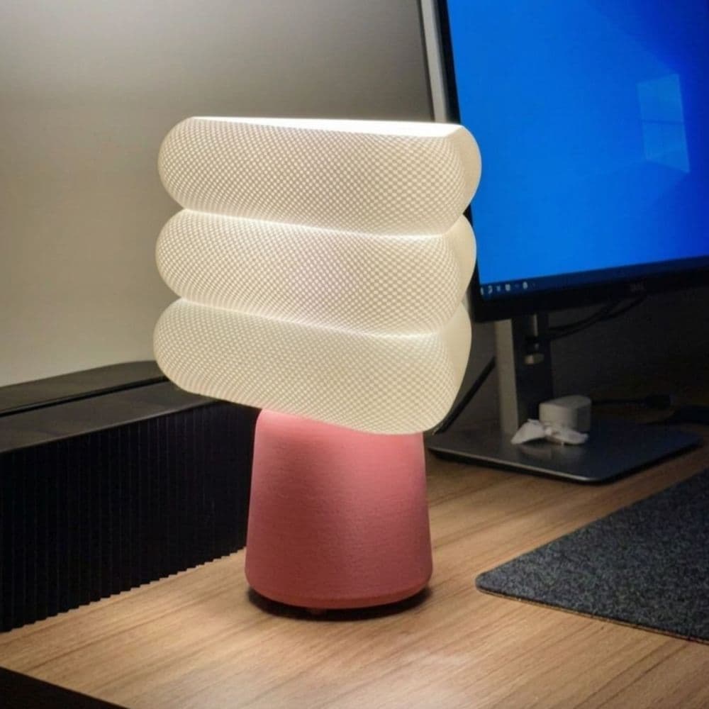 Abajur Luminária de Mesa LED Luz Quente Bivolt 110v 220v – Quarto Escritório Sala Decoração
