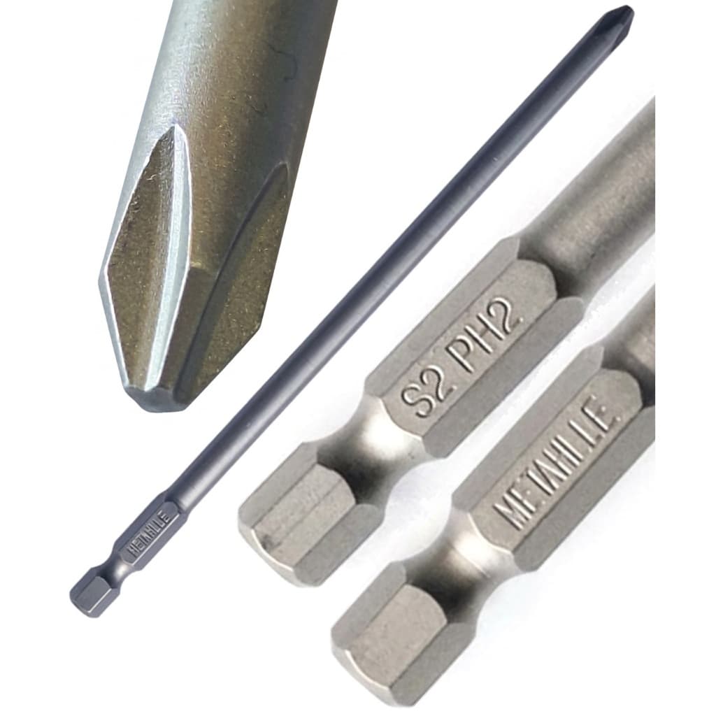 Ponteira Bits Phillips Extra Longo PH2 200mm = 20cm Imã Para Parafusadeiras