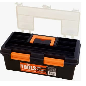 caixa de ferramentas  de 5 divisorias 7 litros xplast tools bo
