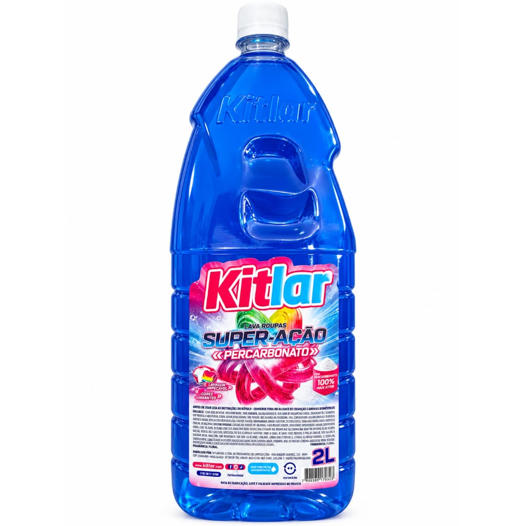 SABAO SUPER ACAO 2L PERCABONATO LAVA ROUPAS KITLAR