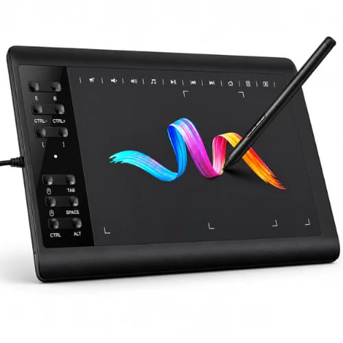 Mesa Digitalizadora 11,6" 5080 LPI  8192 Níveis de Pressão Desenho e Design USB
