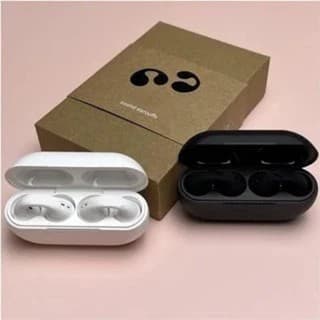 Fones de ouvido sem fio Bluetooth 5.2 de condução óssea com protetores auriculares