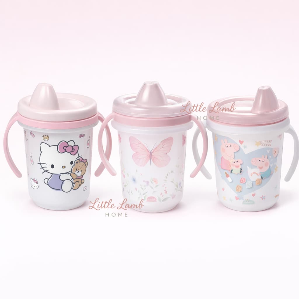 Copo transição - Caneca de Treinamento Infantil 280ml com Alças – BPA Free e Segura