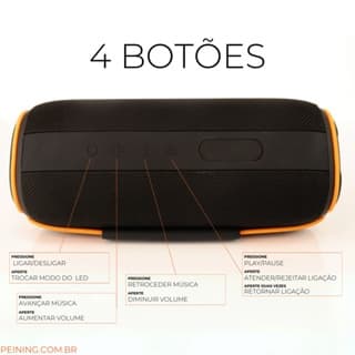 Caixa de som Bluetooth 60w Peining