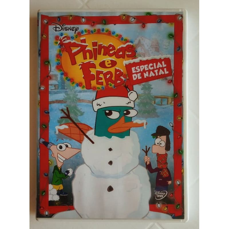 DVD Phineas e Ferb Especial de Natal Original