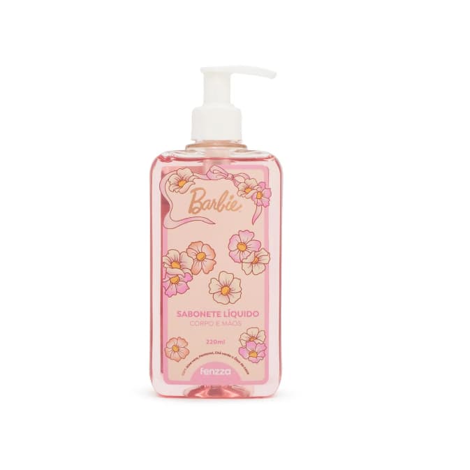 Sabonete Liquido Corpo e Mãos Barbie 220ml Fenzza