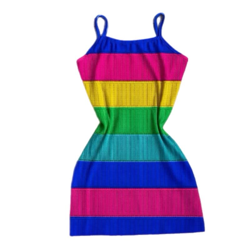 Vestido Tubinho Virgínia Colorido – Suplex Premium, Conforto e Caimento Perfeito