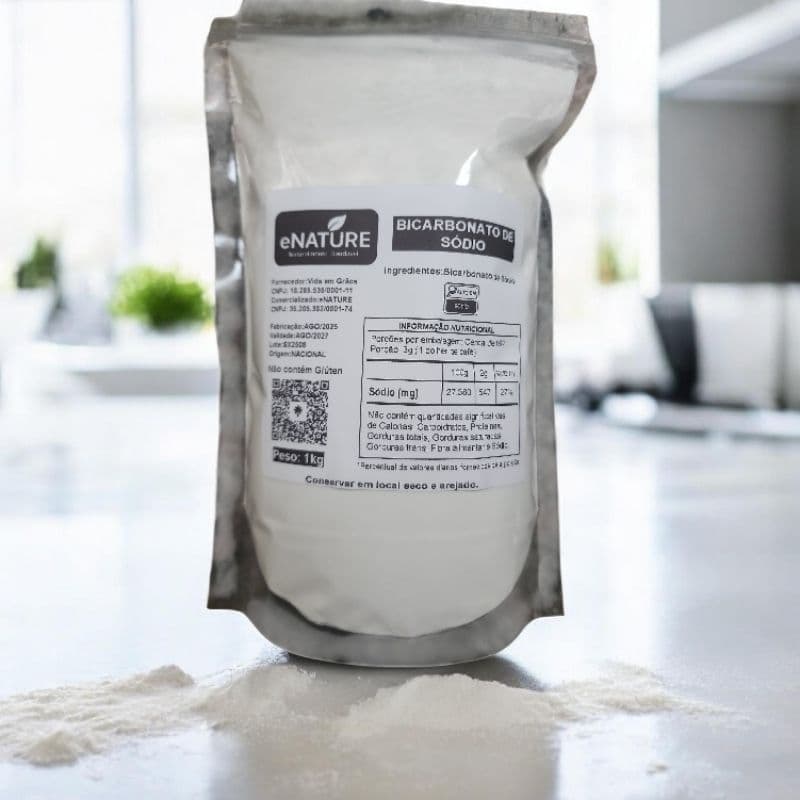 Bicarbonato de Sódio Original 100% Puro ( com Laudo de origem ) 1KG