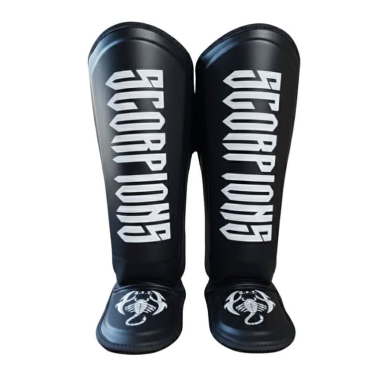 Caneleira Muay Thai Boxe Profissional Protetor Canela e Pé Treino Reforçado Boxe/MMA