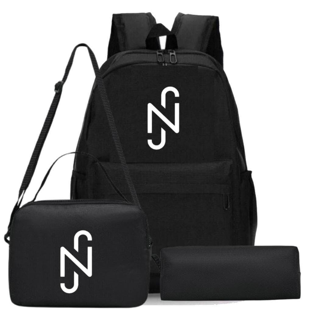 Kit Mochila Escolar NJ Neymar + Lancheira Térmica + Estojo Infantil em Nylon MP