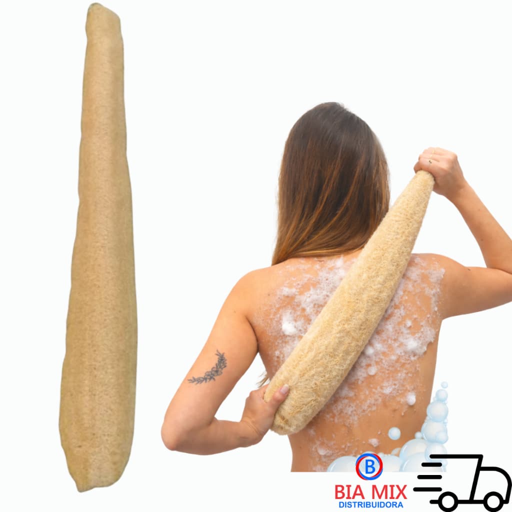 BUCHA VEGETAL GRANDE NATURAL BANHO  INTEIRA