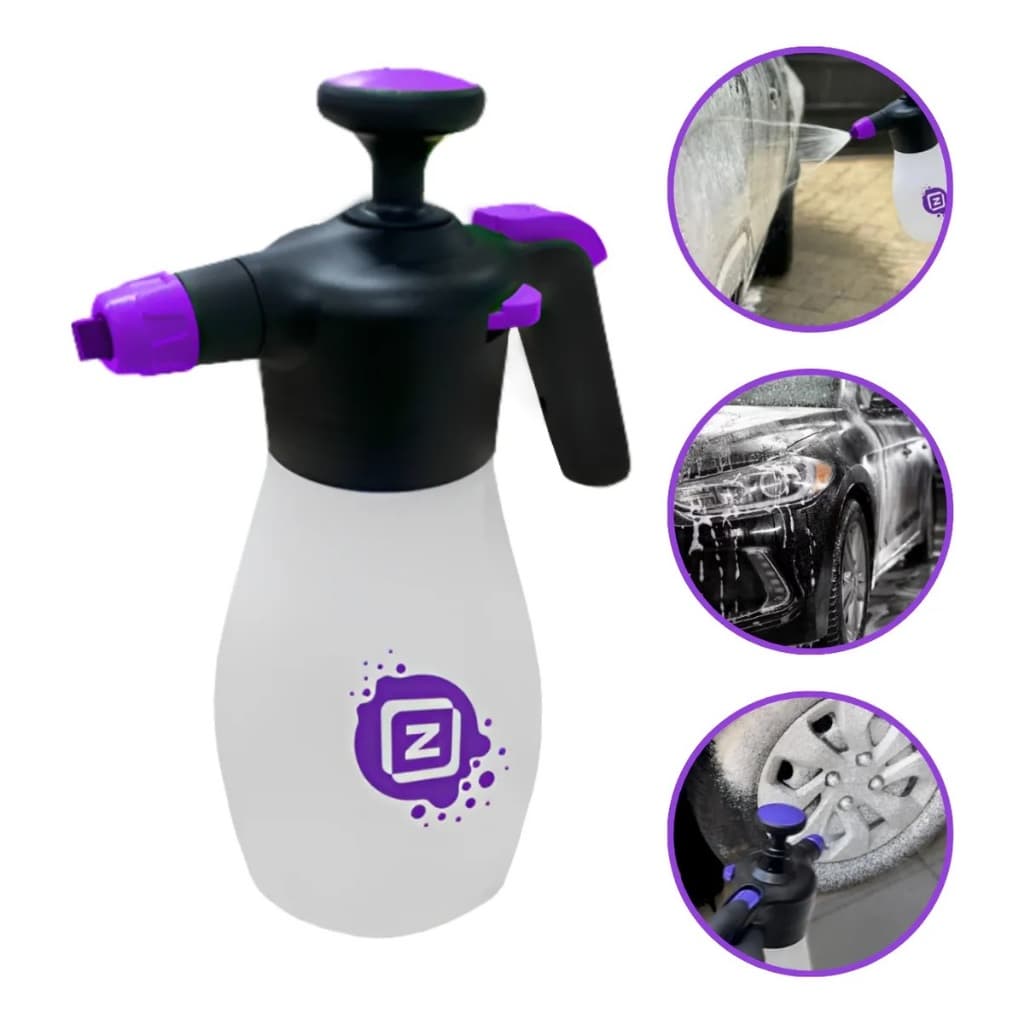 Pulverizador Snow Foam Compressão Manual Lavagem Automotiva 1.8L Zacs fazedor espuma