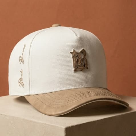 Boné Trucker Streetwear Bordado Black Brasil Premium Aba Curva Em Couro Original Ajustável Original