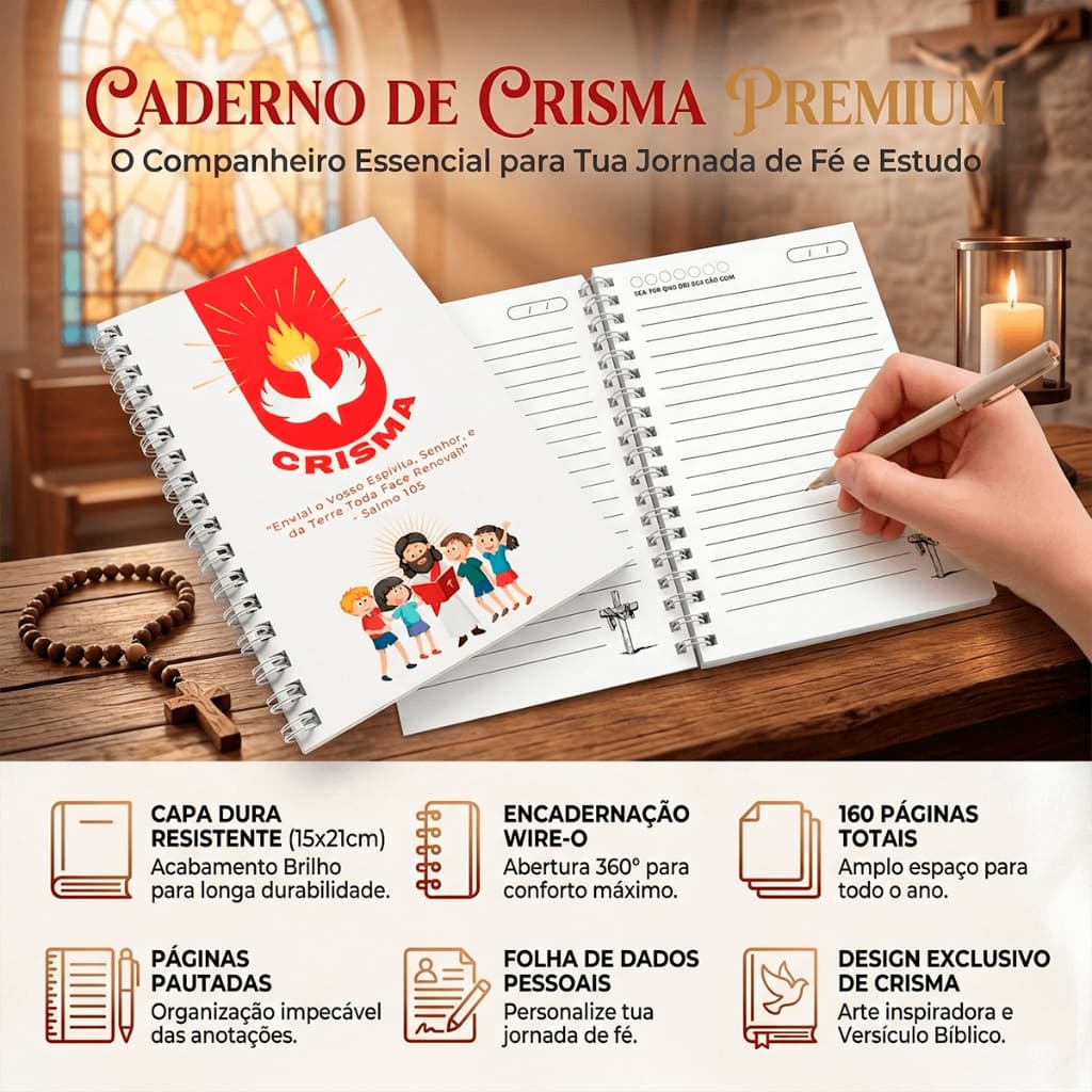 Caderno para CRISMA Matéria Religião