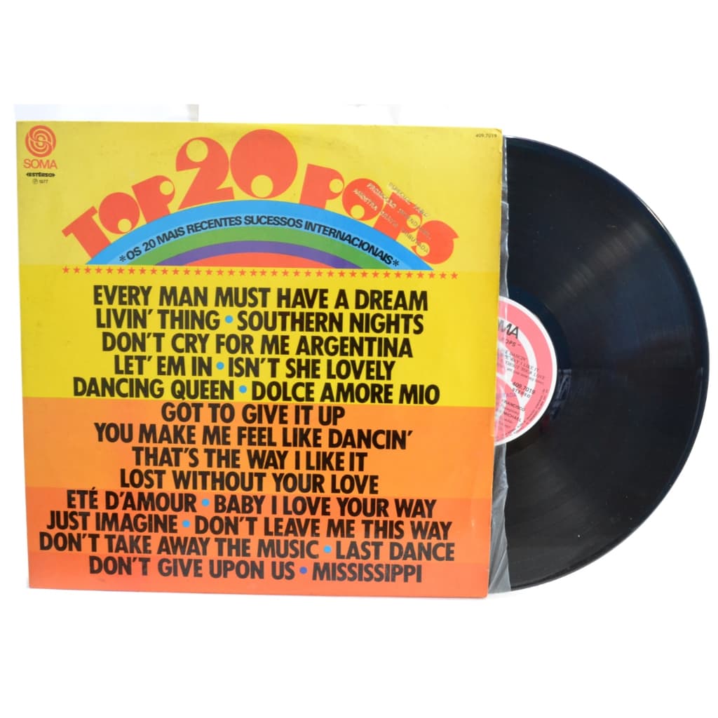 Top 20 Pops Disco Vinil LP 1977 Usado