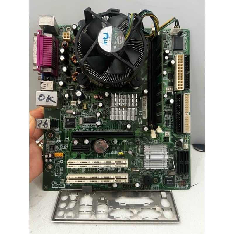 KIT PLACA MÃE INTEL D101GGC - DDR3- PENTIUM 2.8GHz -2GB - (USADA)