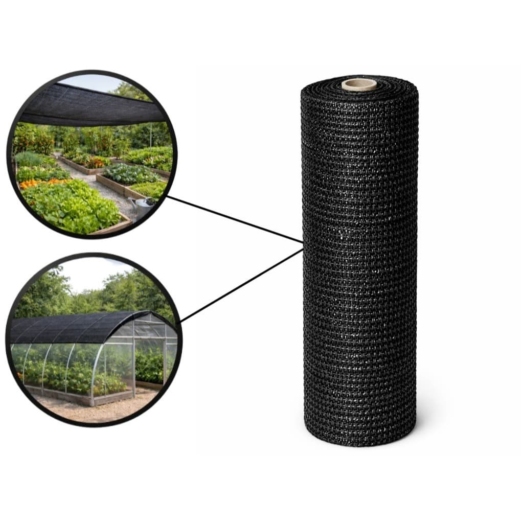 Tela Sombrite Preta Sombreamento 50% Preto 3,00x6 Plantas Viveiros Hortaliças Jardim