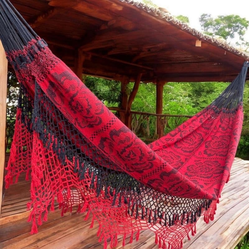 Rede De Dormir Descanso Jacart Varanda Dupla Casal Para Casa Conforto Decorativa
