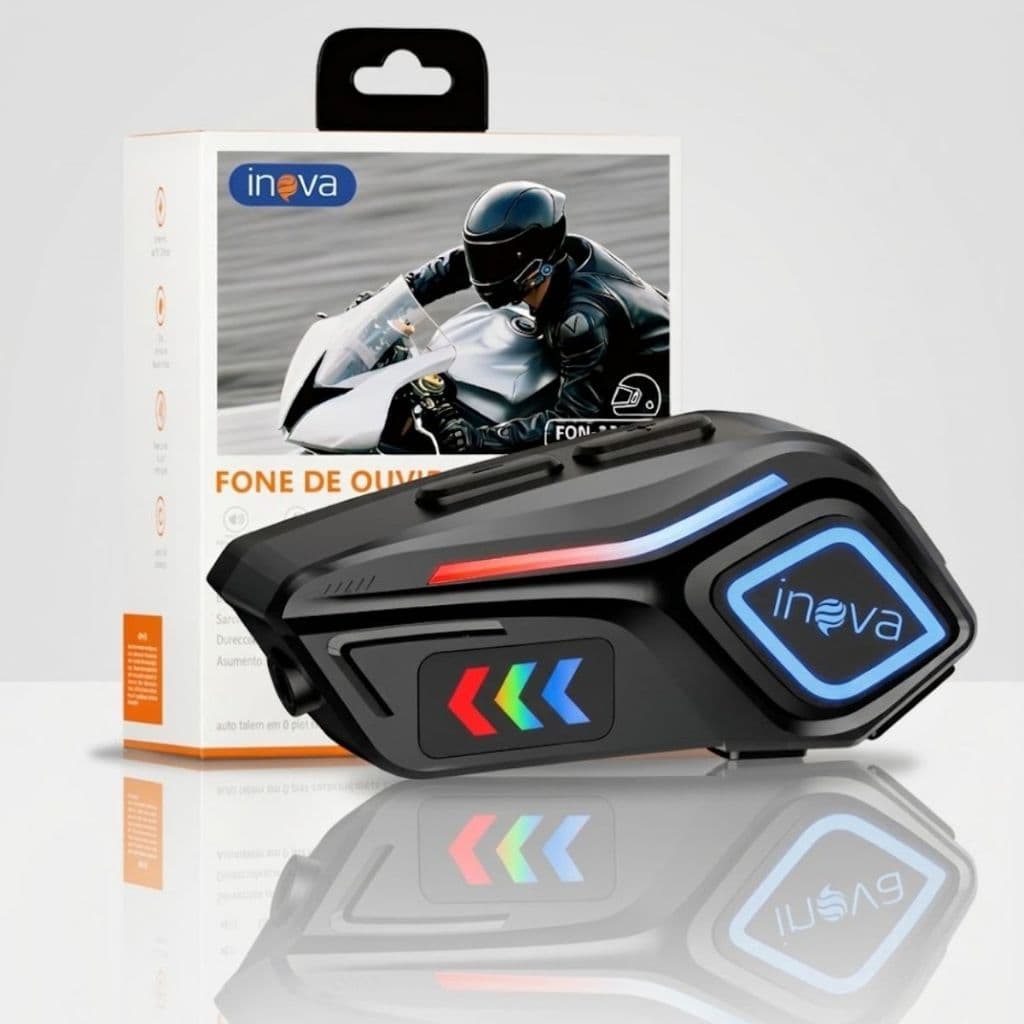 Intercomunicador Fone De Ouvido Capacete Premiun Bluetooth