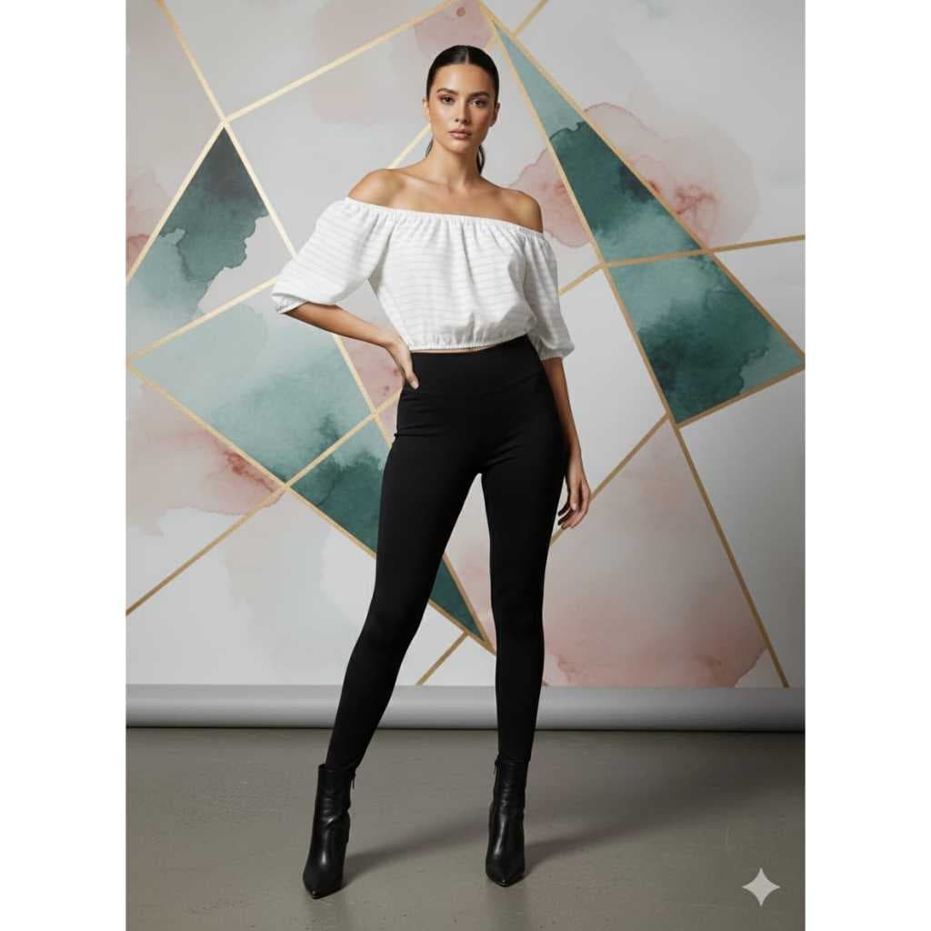 Blusa Elegante Casual Do (P ao XGG)  Contemporaneo Tecido Premium Ciganinha tendencia