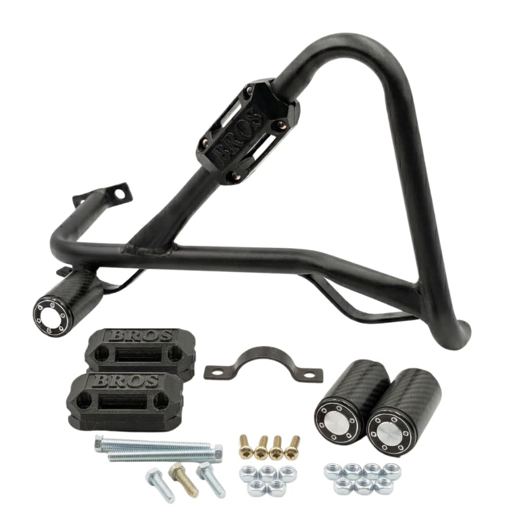 Protetor De Carenagem Mata Cachorro Bros 150 160 Slider Até 2024 + Slider e Exbarrador Personalizado