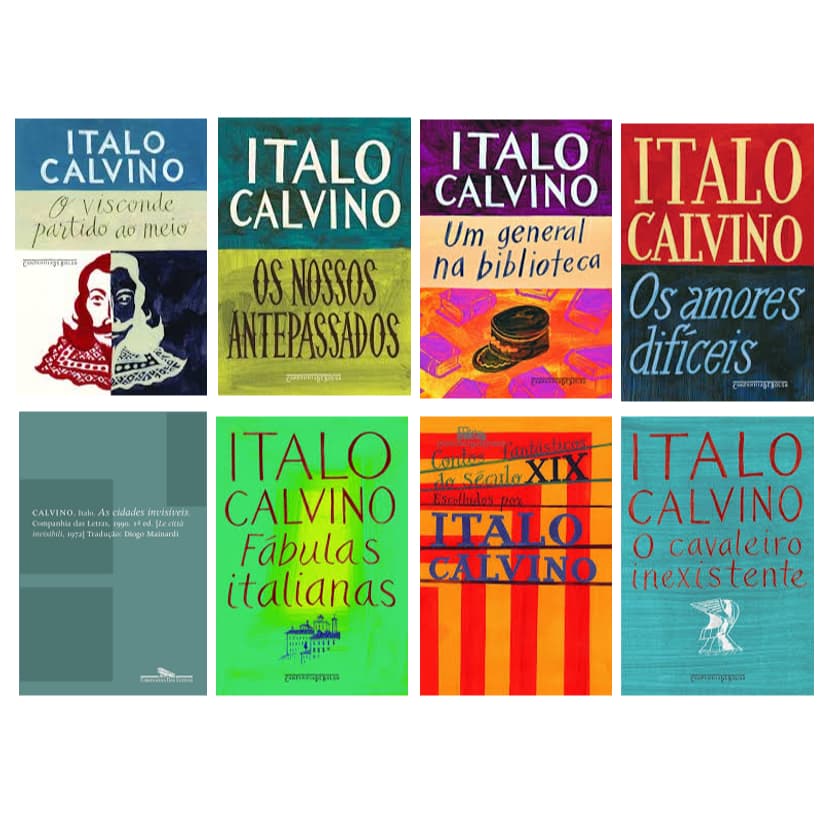 Coleção Italo Calvino - O Cavaleiro Inexistente / O Visconde Partido ao Meio / Cidades Invisíveis