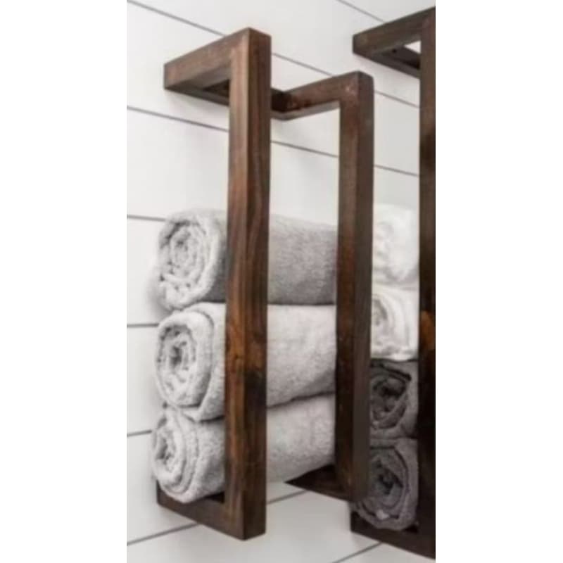 porta toalhas banheiro 1 peça 40x15x14