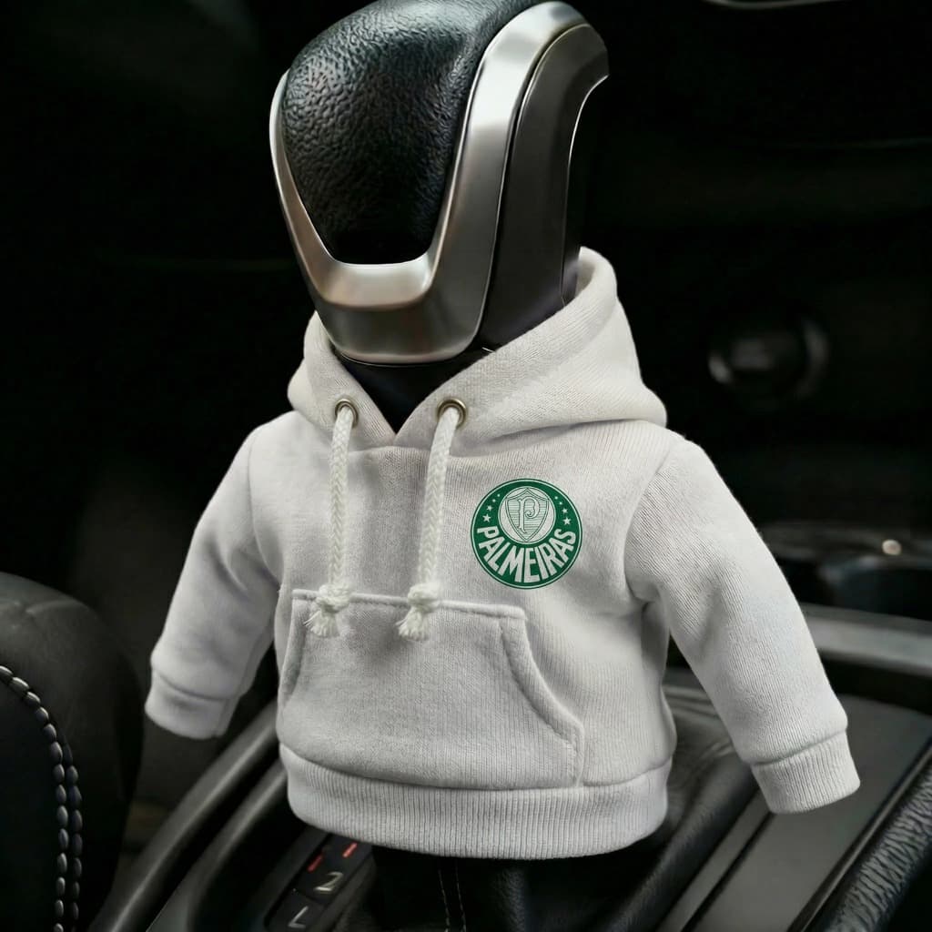 mini moletom para cambio times torcida manopla acessorios carro com logo times
