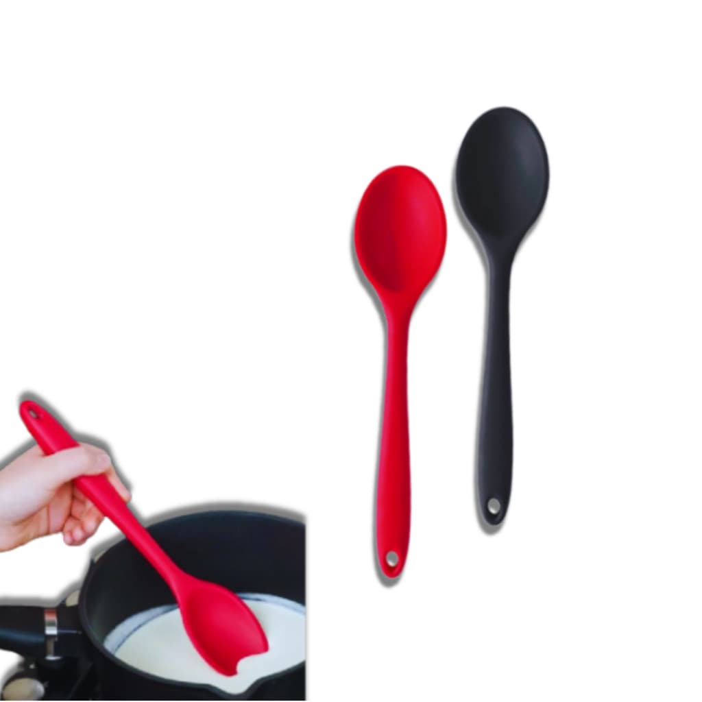 KIT 4 COLHERES DE ARROZ SILICONE  CASA COZINHA RESTAURANTE AGUENTA ALTA TEMPERATURA PRATICIDADE E BELEZA